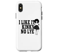 I Like It Kinky No Lye Afro Natural Grueso Melanina Cabello Sista Carcasa para iPhone X/XS