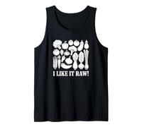 I Like It Raw - Vegano Divertido Camiseta sin Mangas
