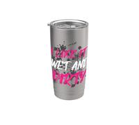 I like it wet and dirty Muddy Race - Carrera de barro Vaso térmico de acero inoxidable de doble pared