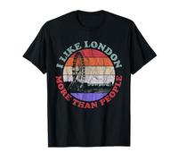 I Like London More Than People - v3 - Citas Divertidas Camiseta