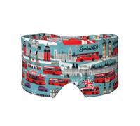 I Like London - Orejeras para dormir con correa ajustable para viajes, siesta, trabajo, oficina