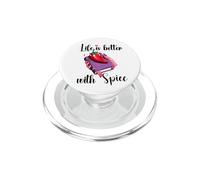 I Like My Books Spicy Book Merch,Life is Better with Spice PopSockets PopGrip para MagSafe