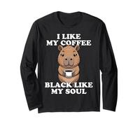 I Like My Coffee Black Like My Soul Manga Larga