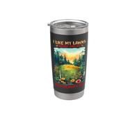 I LIKE MY LAWNS SMALL AND MY BIODIVERSITY BIG Vaso térmico de acero inoxidable de doble pared