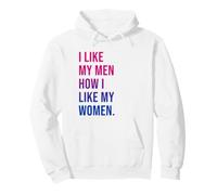 I Like My Men How I Like My Women Bisexual Pride Bi Pride Sudadera con Capucha