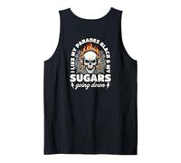 I Like My Parades Black and My Sugars Going Down EMO Goth Camiseta sin Mangas