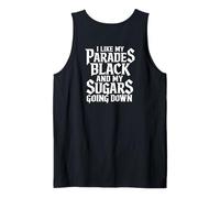 I Like My Parades Black and My Sugars Going Down EMO Goth Camiseta sin Mangas