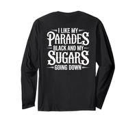 I Like My Parades Black and My Sugars Going Down EMO Goth Manga Larga