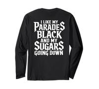 I Like My Parades Black and My Sugars Going Down EMO Goth Manga Larga