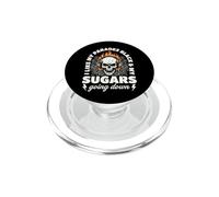 I Like My Parades Black and My Sugars Going Down EMO Goth PopSockets PopGrip para MagSafe