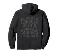 I Like My Parades Black and My Sugars Going Down EMO Goth Sudadera con Capucha