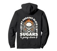 I Like My Parades Black and My Sugars Going Down EMO Goth Sudadera con Capucha