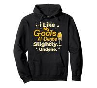 I Like my Plans al dente Slightly Undone. Sudadera con Capucha