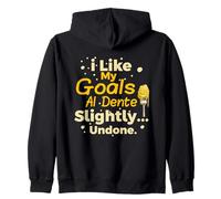 I Like my Plans al dente Slightly Undone. Sudadera con Capucha
