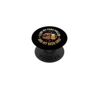 I Like My Pork Pulled and My Beer Cold Maestro Parrilla PopSockets PopGrip Adhesivo