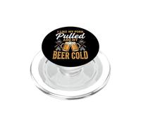 I Like My Pork Pulled and My Beer Cold Maestro Parrilla PopSockets PopGrip para MagSafe