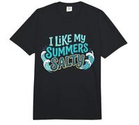 I Like My Summers Salty Beach Lover Ocean Cute Vacation Comfort Colors Adult Heavyweight T-Shirt