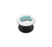 I Like My Summers Salty Beach Lover Ocean Cute Vacation PopSockets PopGrip Adhesivo