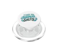 I Like My Summers Salty Beach Lover Ocean Cute Vacation PopSockets PopGrip para MagSafe