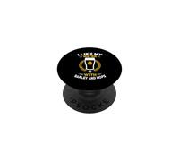 I Like My Water with Barley and Hops Craft Beer Humor PopSockets PopGrip Adhesivo