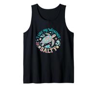 I Like My Weekends Salty Sea Turtle Beach Lover Camiseta sin Mangas