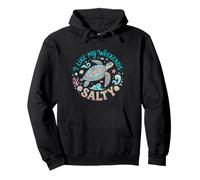 I Like My Weekends Salty Sea Turtle Beach Lover Sudadera con Capucha