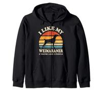 I Like My Weimaraner And Maybe Like 3 People Raner Dog Lover Sudadera con Capucha