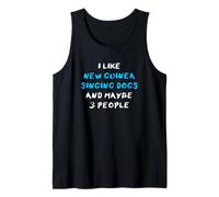 I Like New Guinea Singing Dogs And Maybe 3 People Camiseta sin Mangas
