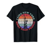 I Like New York More Than People - v3 - Citas Divertidas Camiseta