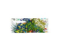 I LIKE PAPER - Cartera de cartón/cartera en 3 modelos de Tyvek - Resistente a desgarros - Impermeable - Fabricado en Alemania, Flores silvestres, Mit Münzfach, Flores silvestres