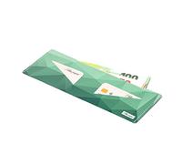 I LIKE PAPER - Cartera de cartón/cartera en 3 modelos de Tyvek® - Resistente a desgarros - Impermeable - Fabricado en Alemania, Flow No. 1, Ohne Münzfach