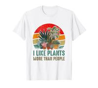 I Like Plants More Than People Funny Introverts Plant Lover Camiseta