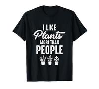 I Like Plants More Than People Funny Introverts Plant Lover Camiseta