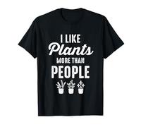 I Like Plants More Than People Funny Introverts Plant Lover Camiseta