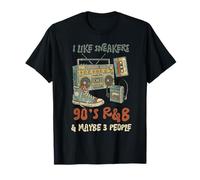 I Like Sneakers 90's R&B y Like 3 People Sneakerhead Camiseta