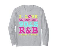 I Like Sneakers 90's R&B y Like 3 People Sneakerhead Manga Larga