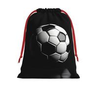 I Like Soccer - Bolsas de Navidad con cordón para fiestas, bolsas reutilizables para caramelos, bodas, San Valentín