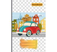 i like the vintage car: A motivational notebook to track your goals, growth, and everyday progress. 6" x 9" portable size, 124 lined pages.
