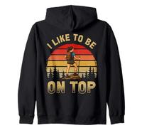 I Like To Be On Top Senderismo Montaña Senderismo Aventura al Aire Sudadera con Capucha