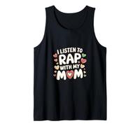 I Listen To Rap With My Mom Hijo de Bonding Music ---- Camiseta sin Mangas