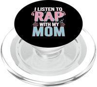 I Listen To Rap With My Mom Hijo de Bonding Music -- PopSockets PopGrip para MagSafe