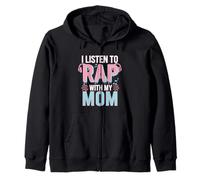 I Listen To Rap With My Mom Hijo de Bonding Music -- Sudadera con Capucha