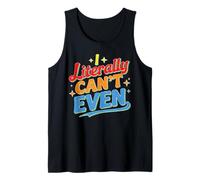 I Literally Can't Even Math Algebra Teacher Student - Camiseta sin Mangas