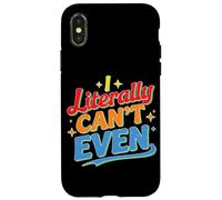 I Literally Can't Even Math Algebra Teacher Student - Carcasa para iPhone X/XS