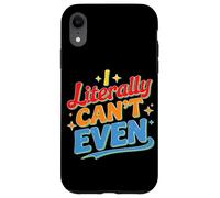 I Literally Can't Even Math Algebra Teacher Student - Carcasa para iPhone XR