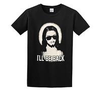 I Ll Be Back Fashion Graphic Top Unisex 100% Cotton Short-Sleeve T-Shirts Black XXL