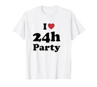 I Love 24h Party Camiseta