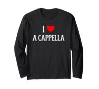 I Love A Cappella I Heart A Cappella Cantar Song Lover Manga Larga