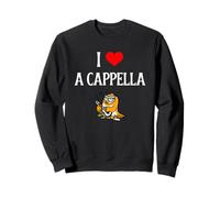 I Love A Cappella I Heart A Cappella Cantar Song Lover Sudadera