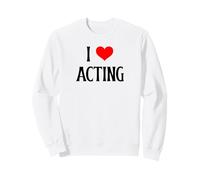 I Love Acting I Heart Actuando Actor Juego Y Amante del Teatro Sudadera